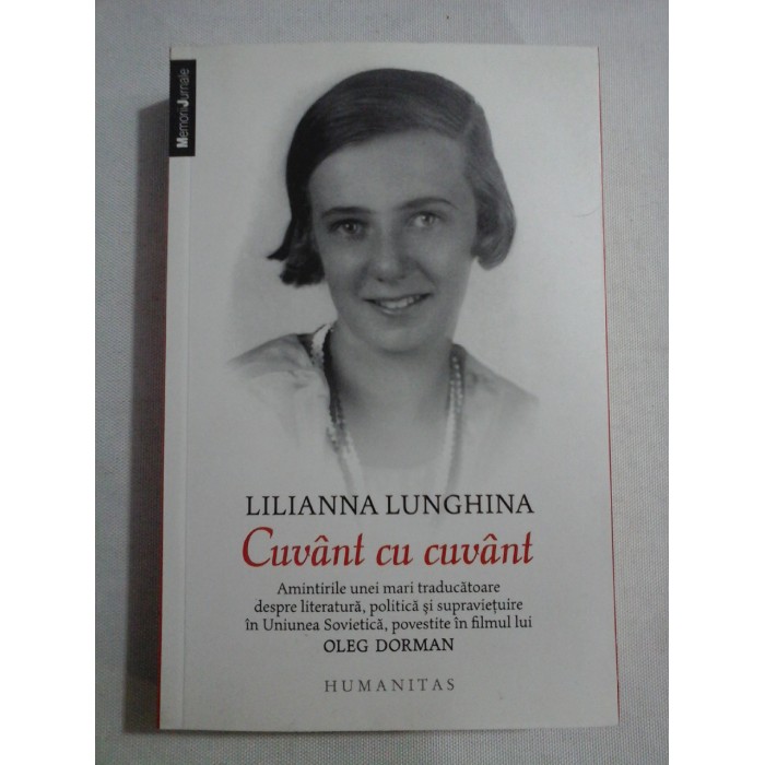 CUVANT CU CUVANT - LILIANNA LUNGHINA